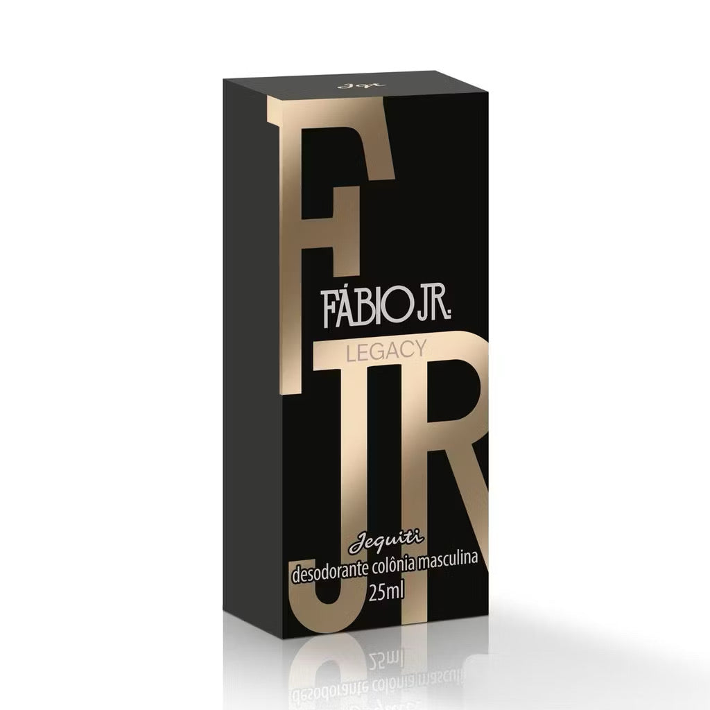 Jequiti Fábio Jr. Legacy 25ml Colônia Masculina Sofisticada e Marcante para Homens