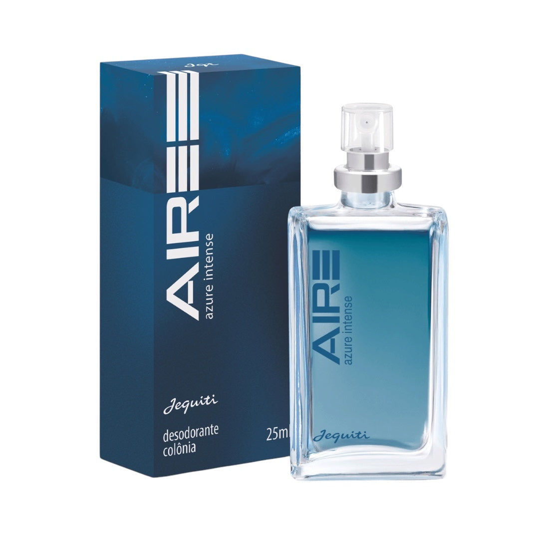 Jequiti Aire Azure Intense 25ml - Colônia Masculina Refrescante e Sofisticada para Homens