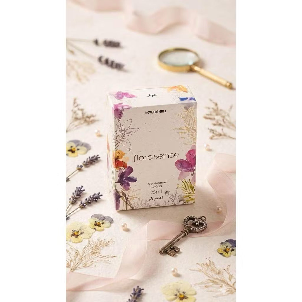 Jequiti Colônia Feminina Delicada e Floral Aroma Suave para Mulheres