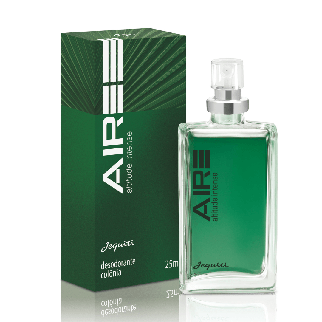 Jequiti Aire Altitude Intense Desodorante Colônia Masculina 25ml Frescor Intenso e Energia Natural para Homens