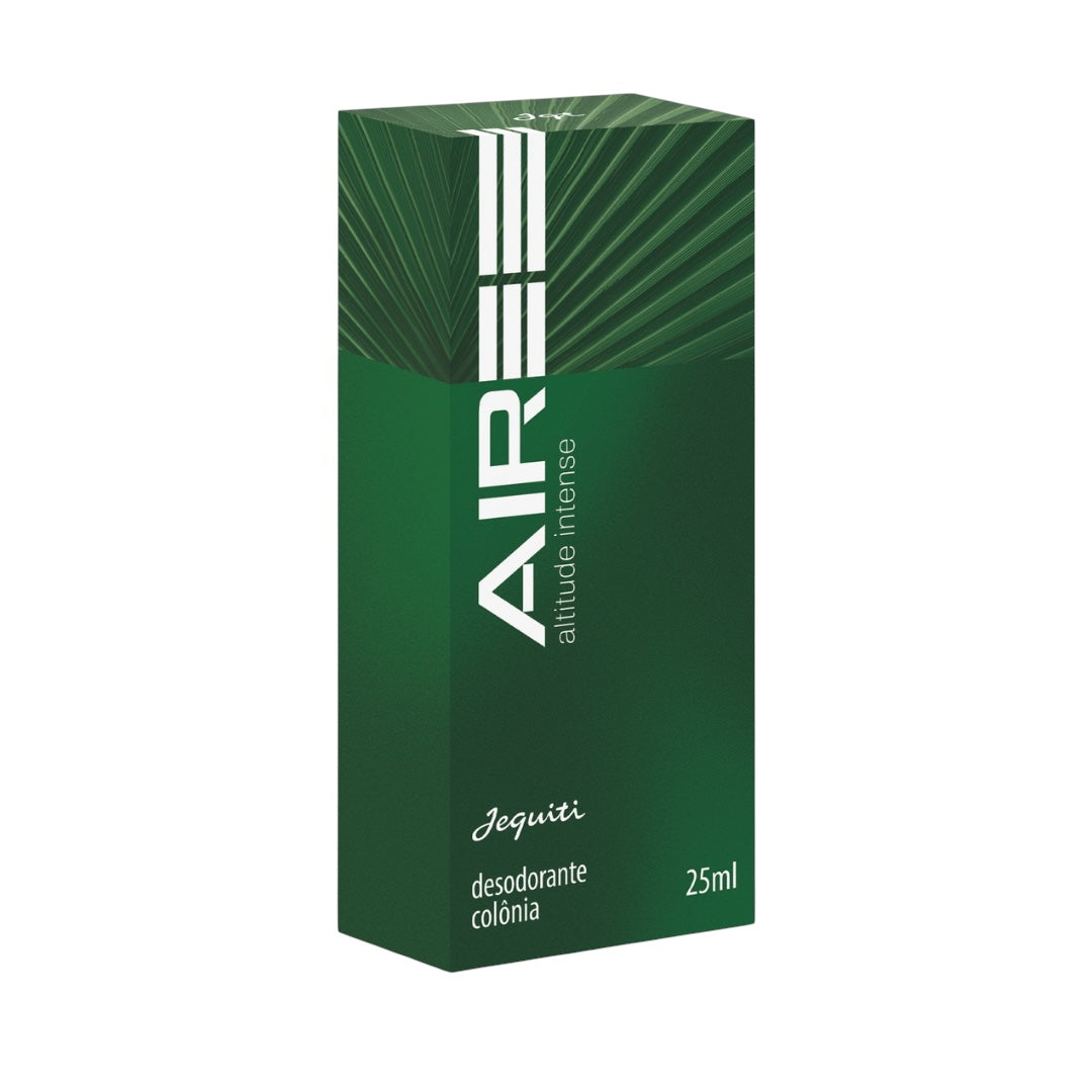 Jequiti Aire Altitude Intense Desodorante Colônia Masculina 25ml Frescor Intenso e Energia Natural para Homens