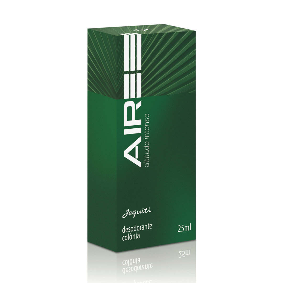 Jequiti Aire Altitude Intense Desodorante Colônia Masculina 25ml Frescor Intenso e Energia Natural para Homens