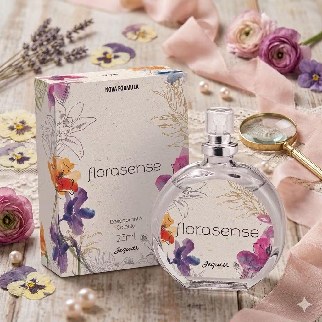 Jequiti Colônia Feminina Delicada e Floral Aroma Suave para Mulheres