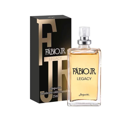 Jequiti Fábio Jr. Legacy 25ml Colônia Masculina Sofisticada e Marcante para Homens