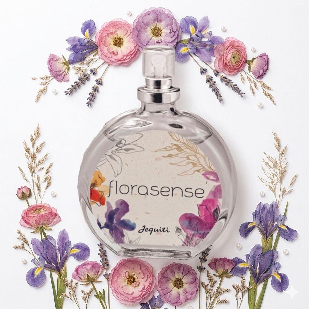 Jequiti Colônia Feminina Delicada e Floral Aroma Suave para Mulheres