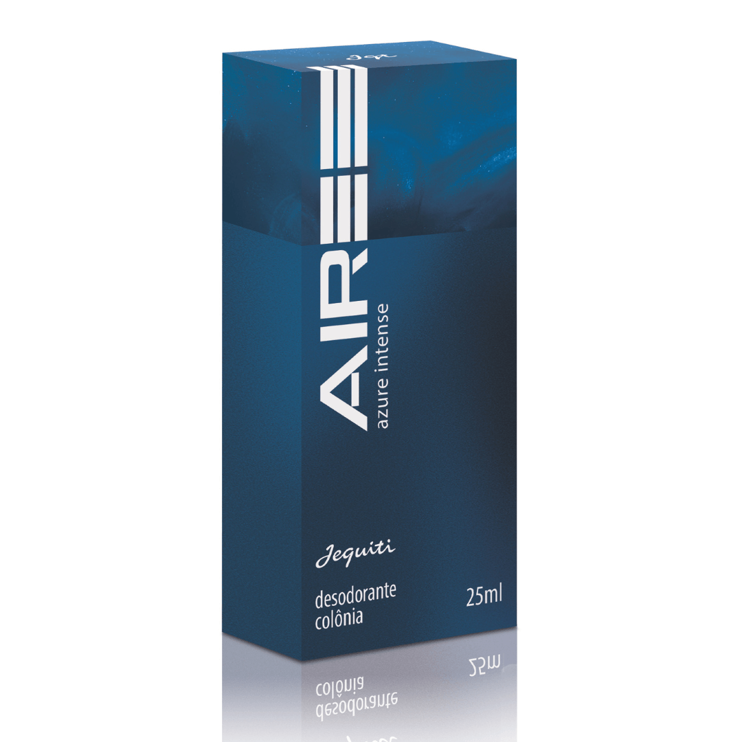 Jequiti Aire Azure Intense 25ml - Colônia Masculina Refrescante e Sofisticada para Homens