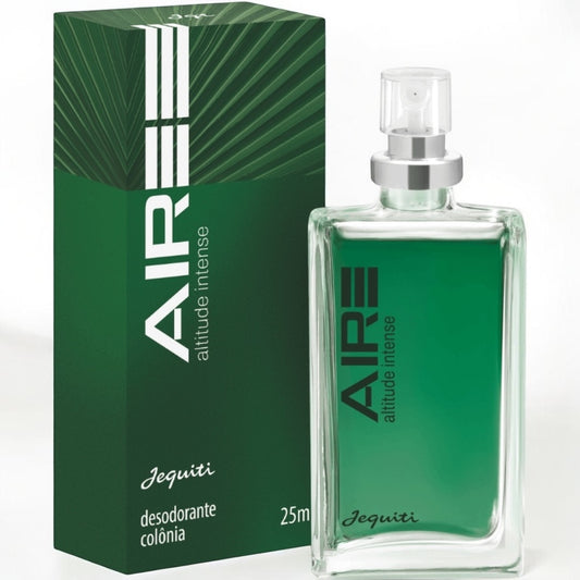 Jequiti Aire Altitude Intense Desodorante Colônia Masculina 25ml Frescor Intenso e Energia Natural para Homens